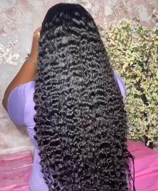 13x4 HD Lace Burmese Curly Wig 200% Density