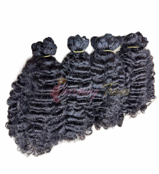 Raw Burmese Curly Bundles